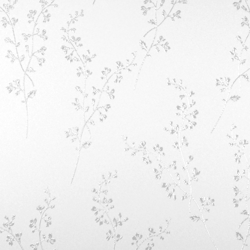 Store Enrouleur Flores BLANC