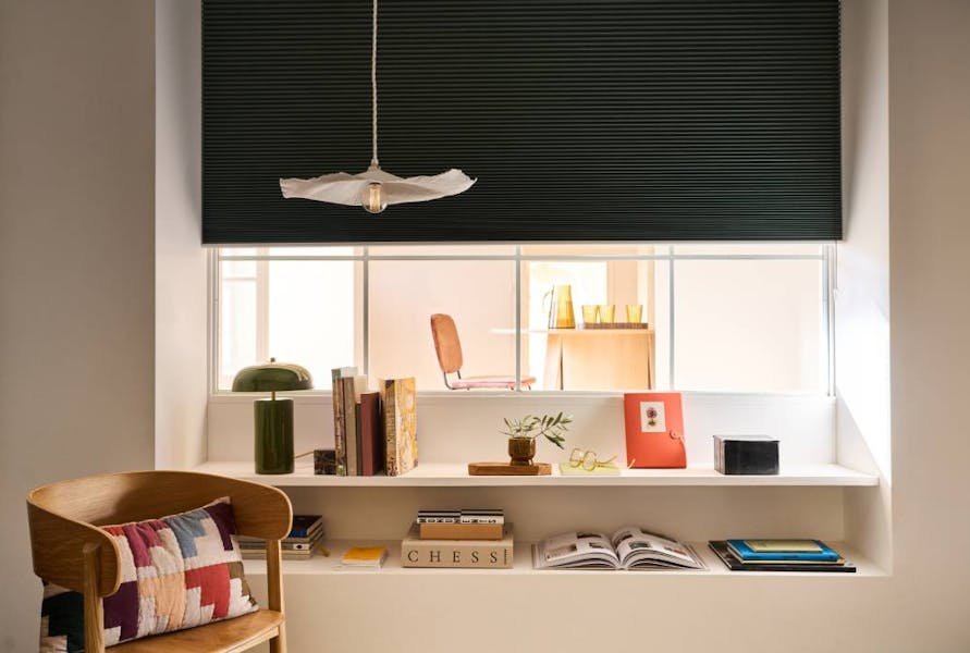 Store doupli noir